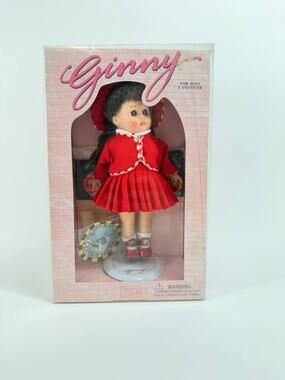 Vintage 1995 Vogue Ginny New York Souvenir Doll Red Outfit New In Box
